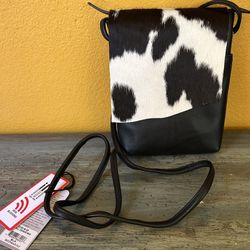 New Ili New York Soft Leather Small Crossbody Bag