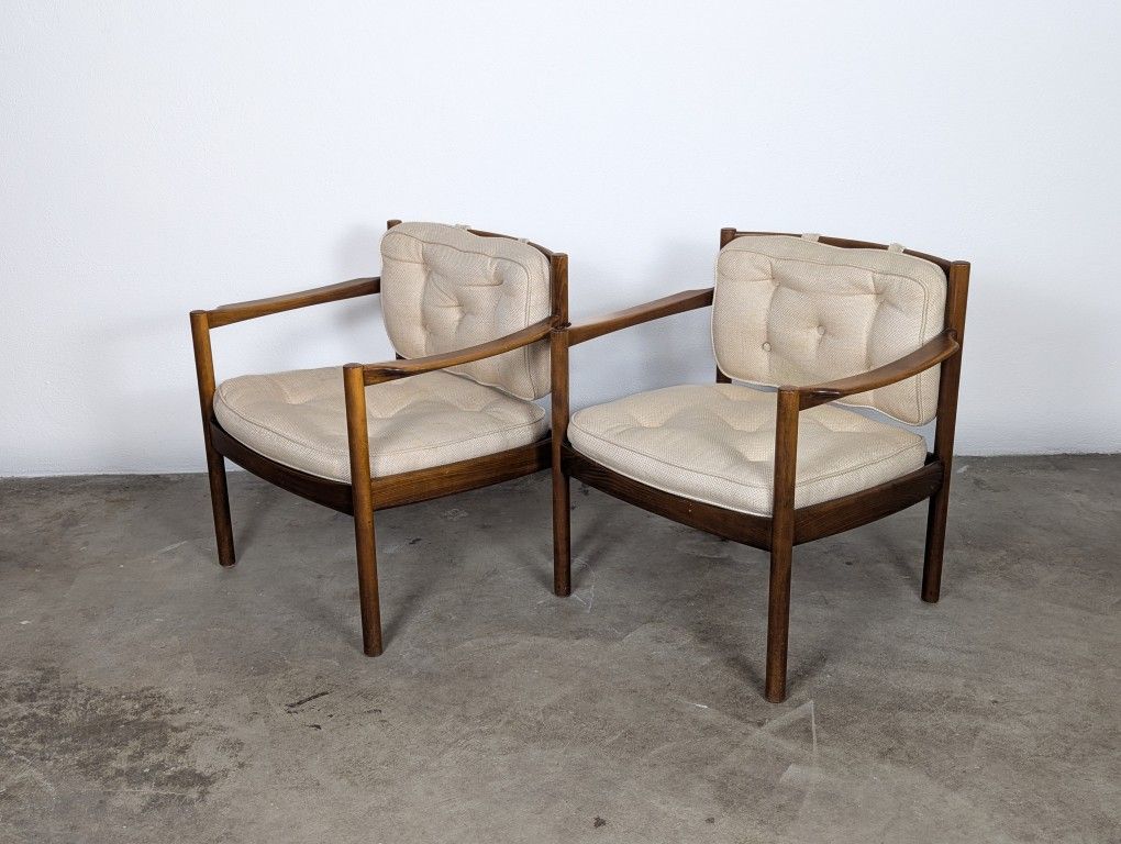 Danish Mid Century Lounge Chairs, c1960s