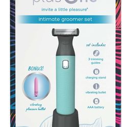 Plus One Intimate Groomer Set, Model 6726C Bonus Free Bullet included 