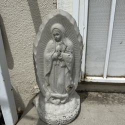 Virgin Mary Concrete Statue 
