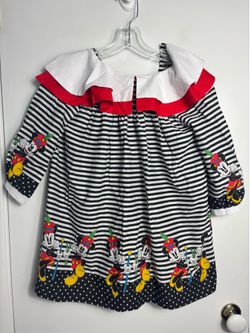 Rare Vintage Minnies Corner By Youngland Mickey Minnie Disney Girls Dress SZ 6X