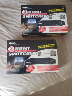 Sima .HDMI. Audio Video 3 Source Switcher