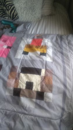 My Minecraft sheets and conforter