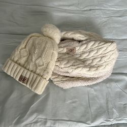 UGG hat and infinity scarf set 