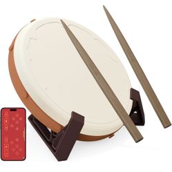 Rythmagica TDC10 Pro Taiko Drum Controller for Game Consoles, for Switch,PC,PS4,Xbox,Wii, Less Noise,High Sensitivity,Precise,Arcade Level （Brand New）