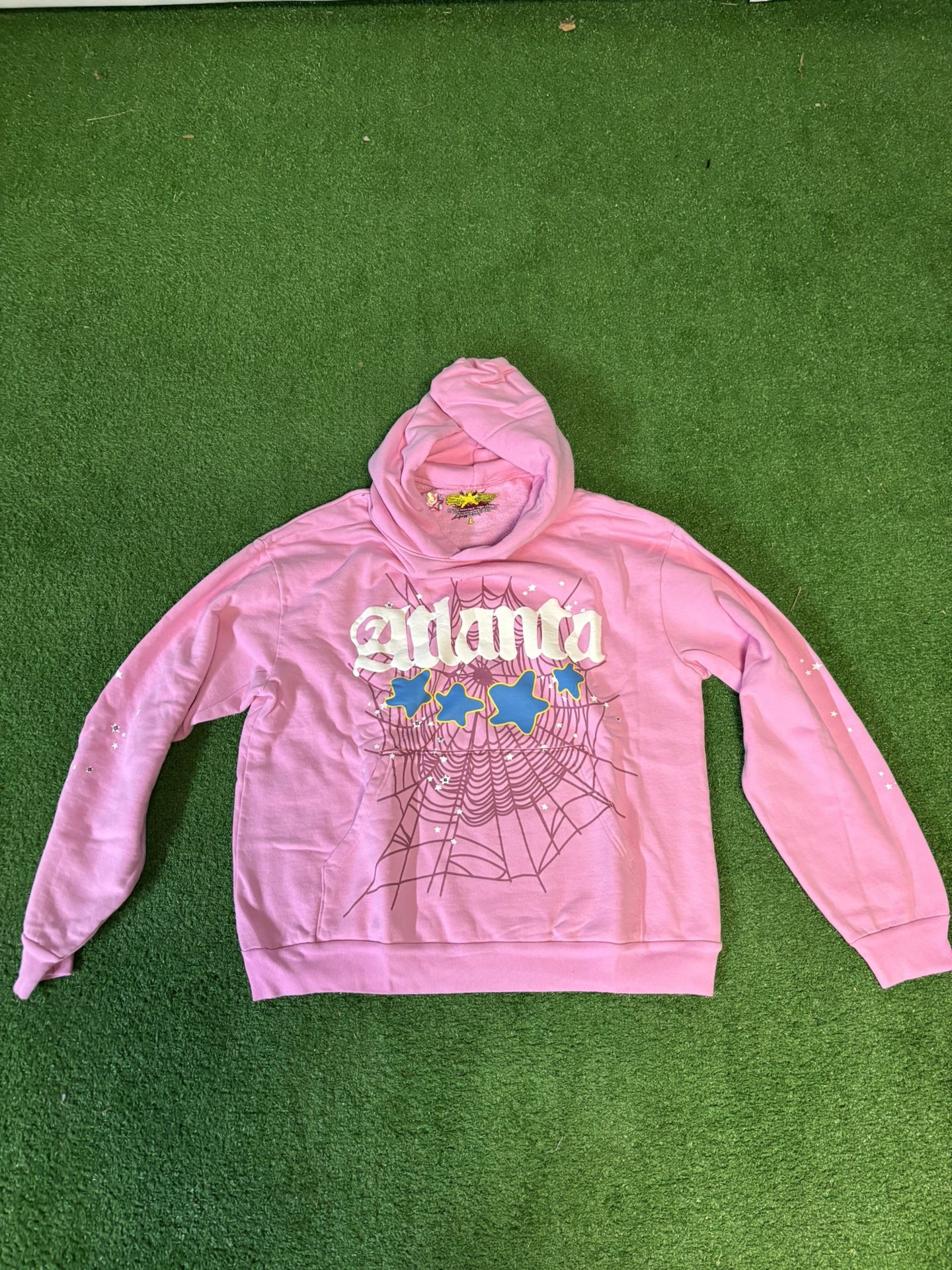 Atlanta Spider Pink Hoodie Size L