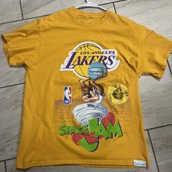 Diamond Supply Co Space Jam Lakers Taz Graphic T Shirt Size Large 