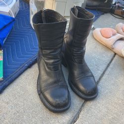 DKNY Leather Boots Size 6.5