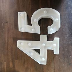 Decorations Party Birthday Wedding Number lights