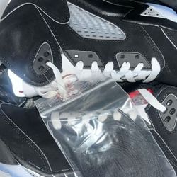 metallic jordan 5’s