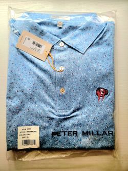 Peter Millar Swag  Mens Polo Shirt-NEW