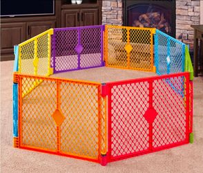 Kids fence 8 panel indoor or outdoor