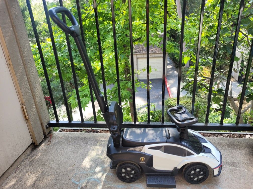 3 in 1 Ride on Push Car Lamborghini Baby