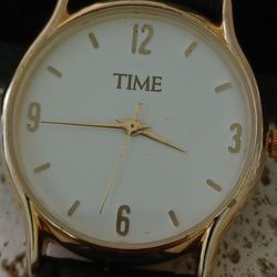 Large Face - Gold Plated - TIME WATCH