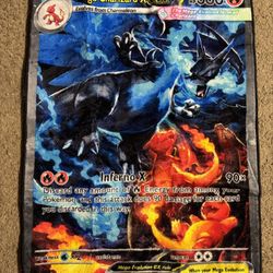 Pokemon Mega Charizard X EX Rug