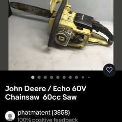 Vintage John Deer Chain Saw