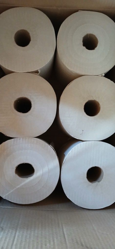Brown Paper Towels - 6 Pack