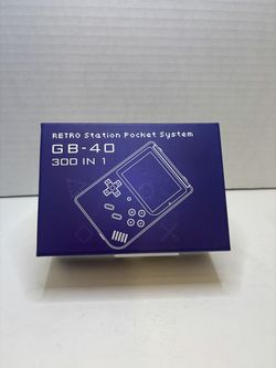 Retro Handheld Gaming Console GB-40 300-in-1 games - Black