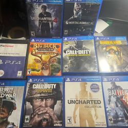 PS4 Games Each $8