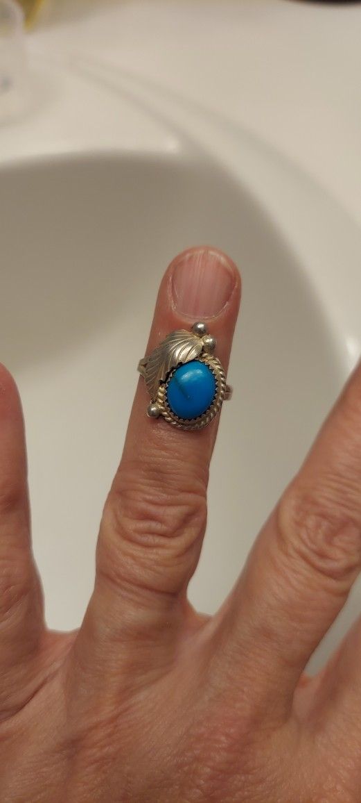 Silver Turquoise Ring
