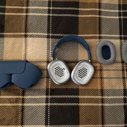 Apple AirPods Max – Sky Blue (2020) With Case