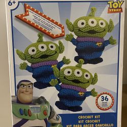 New Disney Toy Story Alien Crochet Craft Set