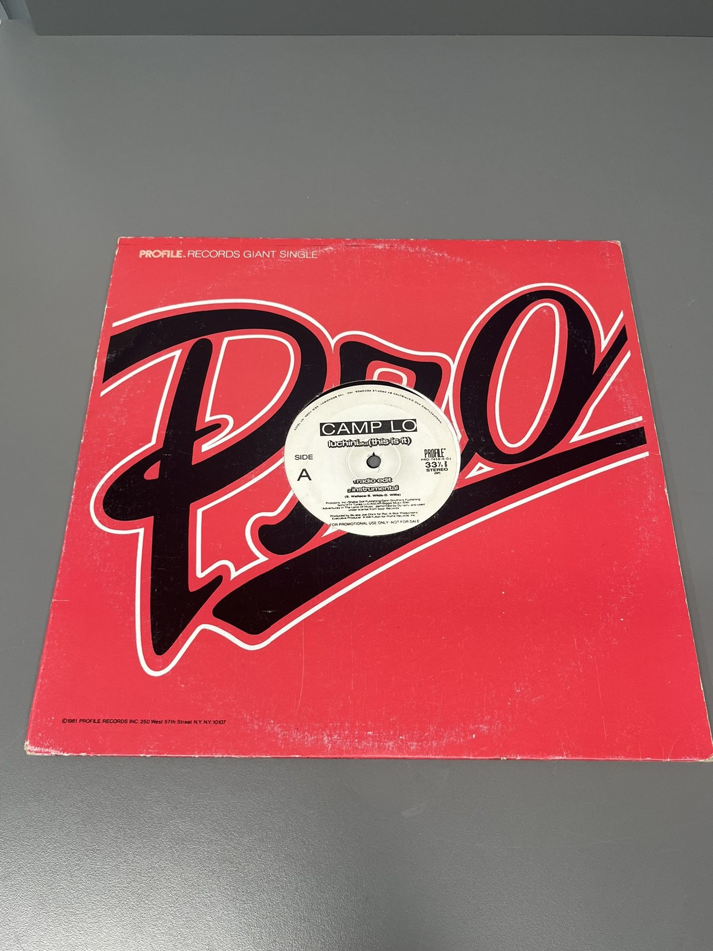 Camp Lo – Luchini AKA (This Is It) / Swing Vinyl