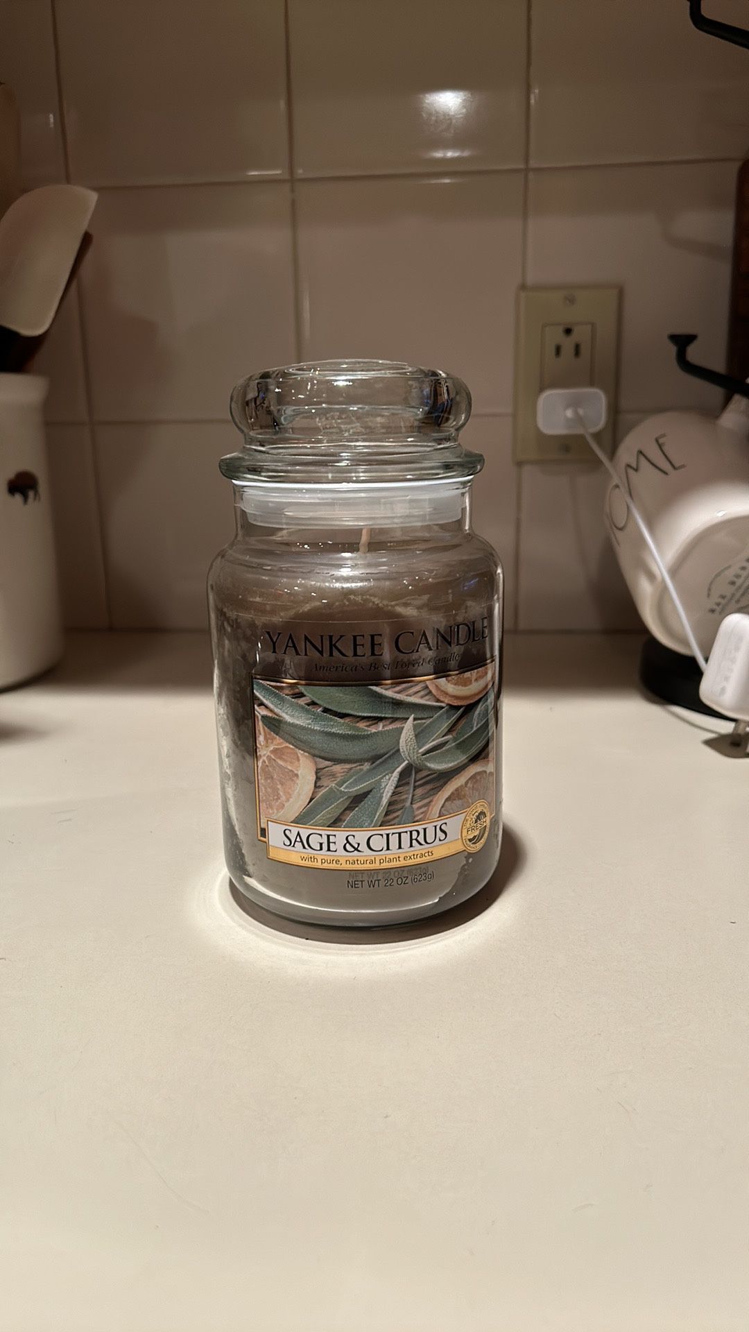 Yankee Candle Sage and Citrus Candle