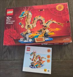 LEGO Auspicious Dragon 80112 - Damaged Box / Sealed Bags (Retired)