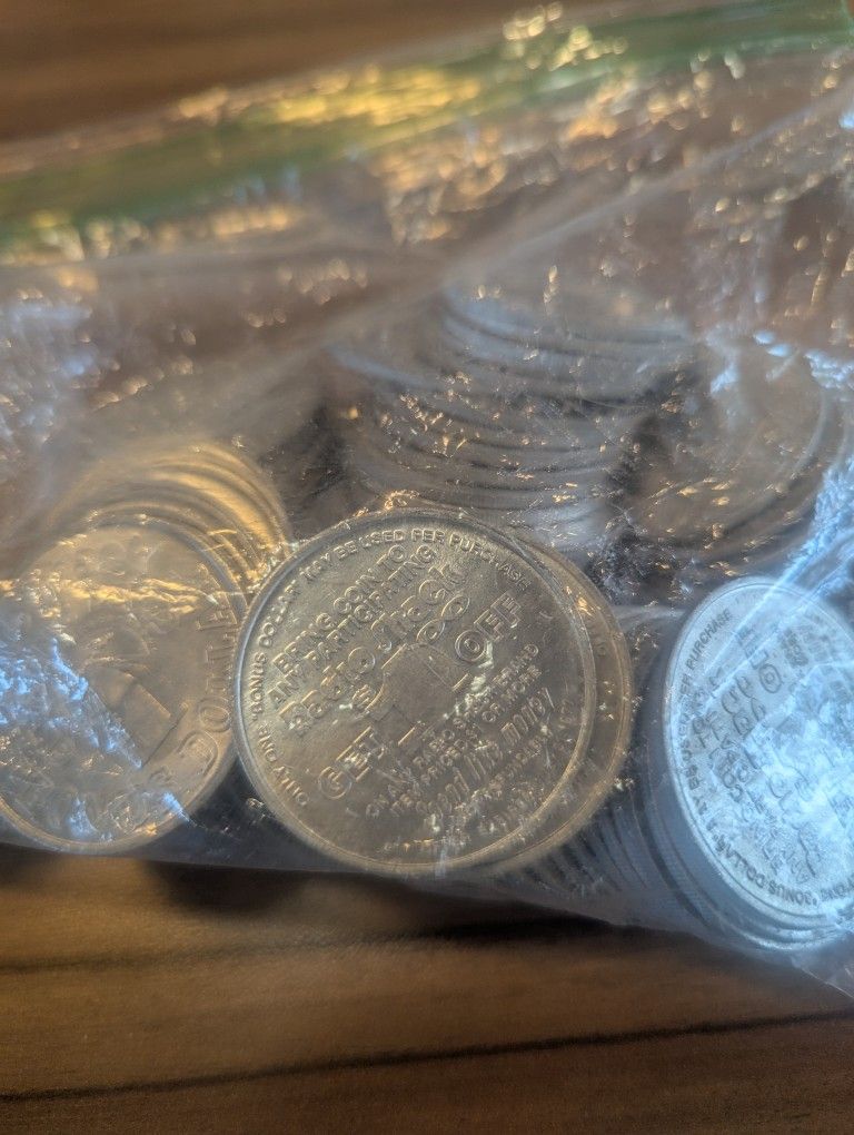 Radio Shack Tokens From The 1970s