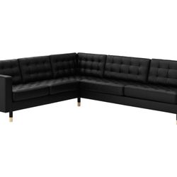 Black L Shaped Couch