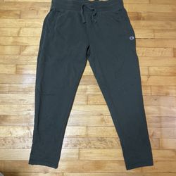 Green champion joggers size LARGE