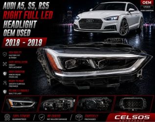 AUDI A5, S5, RS5 RIGHT FULL LED HEADLIGHT  2018  -  2019