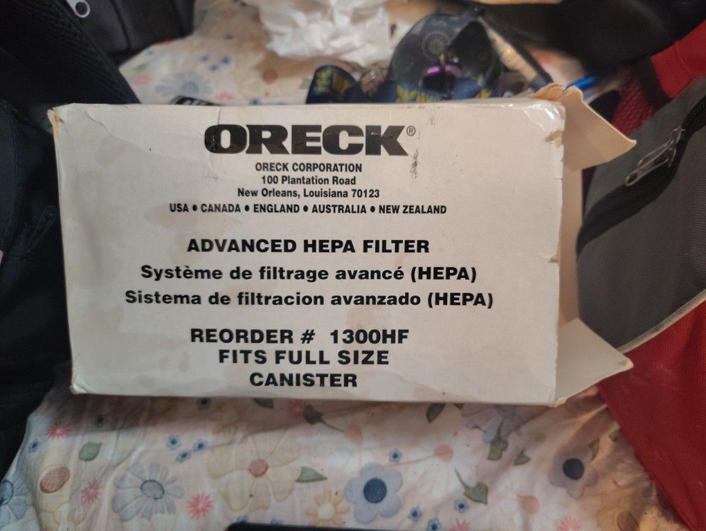 2003 Oreck Boxed HEPA Only You Know If You Need This