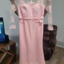Blush Pink Dress Size 14