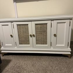 White Dresser.  Tv Stand 