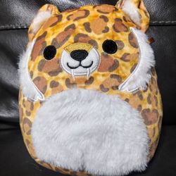 Yellow Spotted Sabertooth Tiger Squishmallows 