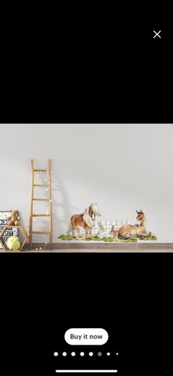 NEW horse/duck wall decal 