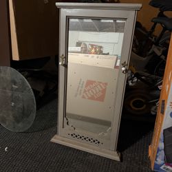 Farmhouse Entry Way Mirror & Table Set