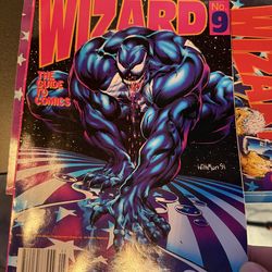 Wizard magazine issue 9 venom comic cover
