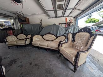Vintage Rococo Revival Sofa Set