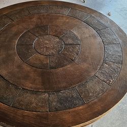 PINE WOOD 5ft (60inch) Dining Table  With 6 Chairs