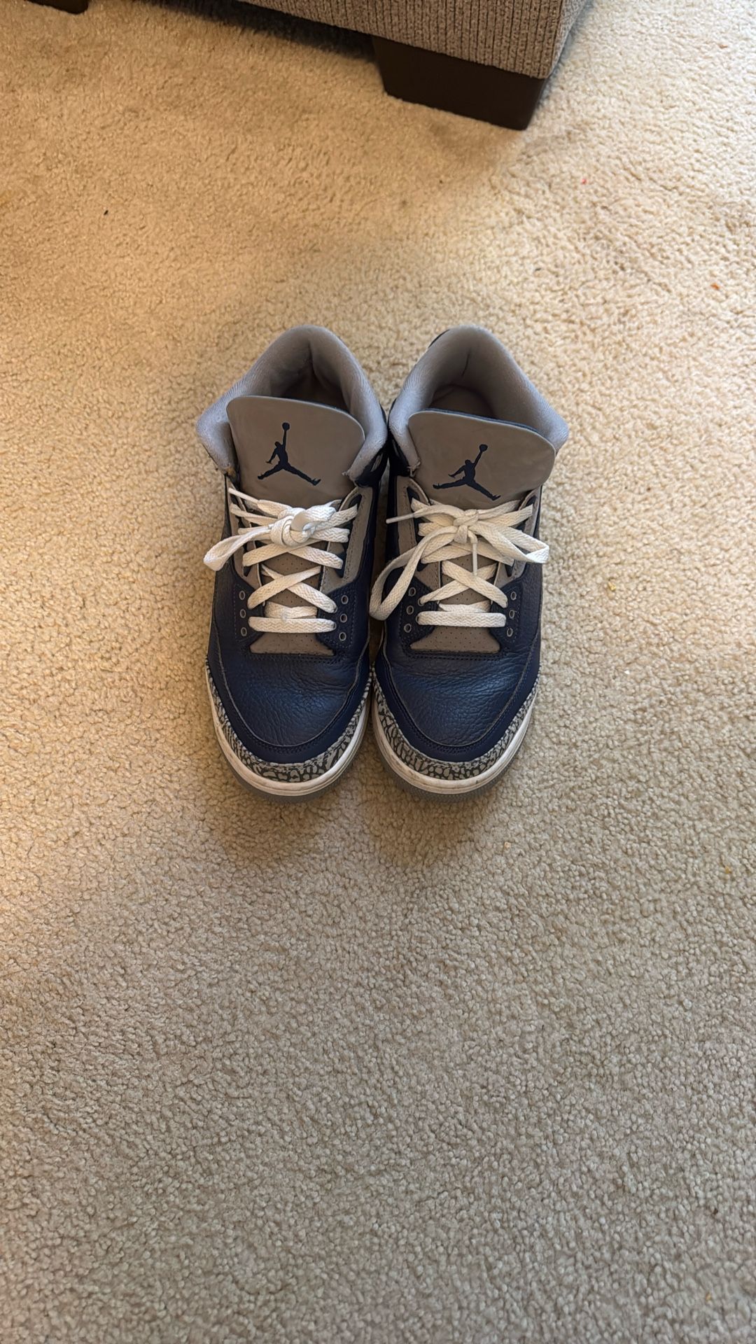 Jordan 3 Georgetown Used Good Condition Size 10.5