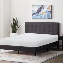 Full Gel Memory Foam Mattress Firm 10 in. Medium Bed-in-a-Box Mattress
