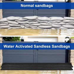 Sandless Water Barriers. Pack Of 8.