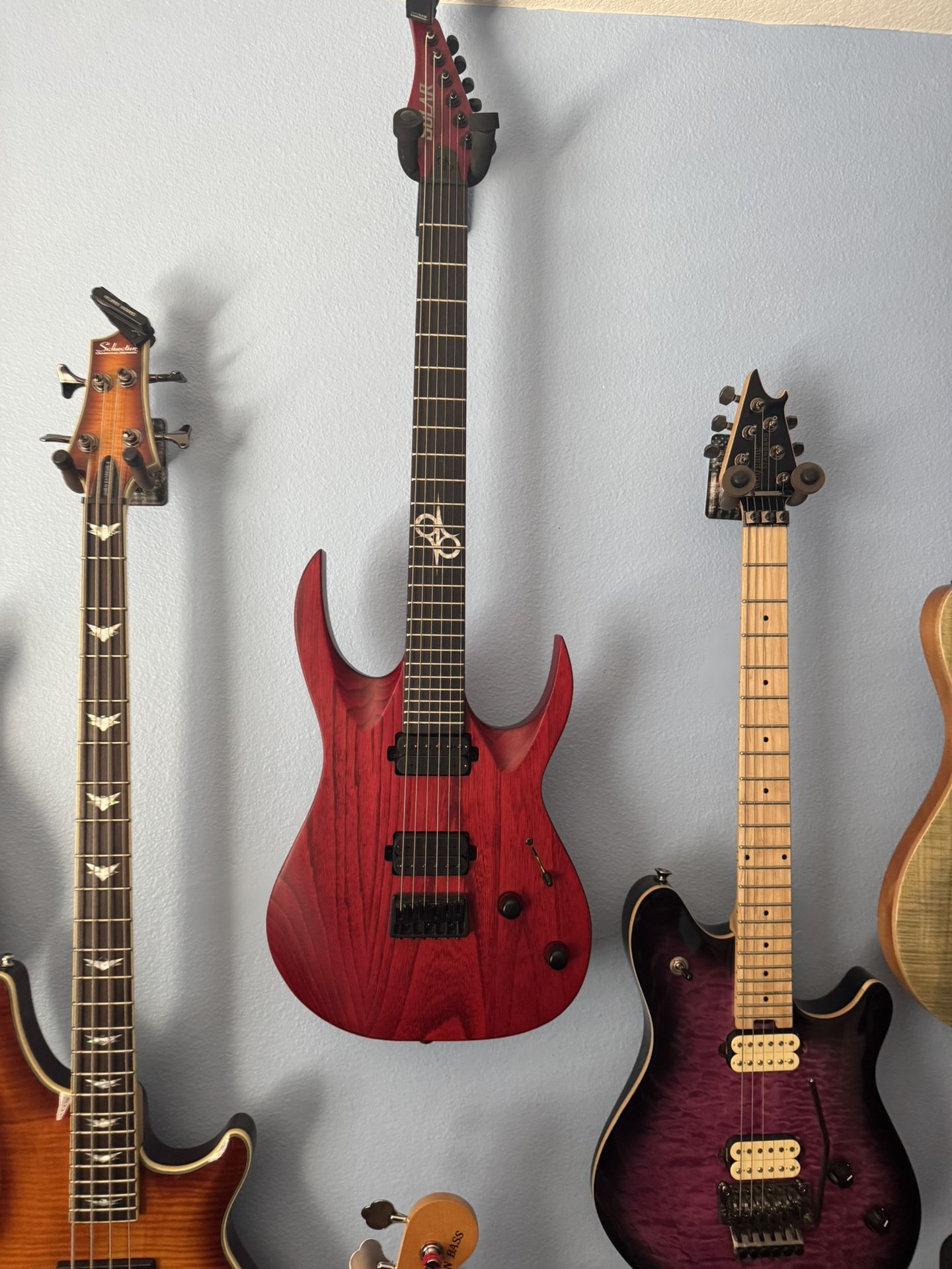 Solar A 2.6 TBR (Trans Blood Red) Matte Guitar