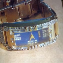 ELGIN MEN'S GLITZ DRESS WATCH FG1016B. BLUE