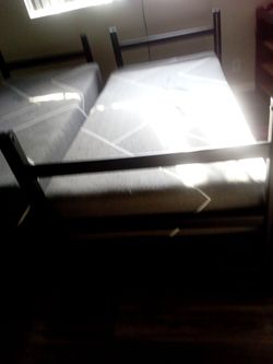Twin beds 2 and large dresser free