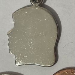 Sterling Silver Pendant Girl