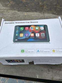 Portable wireless car stereo